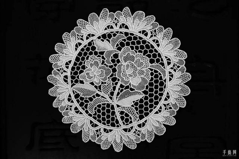 珠绣花边